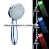 Led muda de cor pequeno presente de chuveiro luminoso sensor de temperatura do chuveiro tricolor/controle de temperatura bico de chuveiro que muda de cor 8008-A15