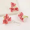 Flores de Hortênsia Simuladas 3D de Pétalas Duplas para Uso em Casamentos, Arranjos de Flores de Hortênsia Elegantes para Salão de Casamento e Decoração de Casa