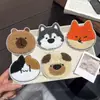 Super fofo! Adesivos de Franja de Zoológico em Desenho Animado, Presilhas de Cabelo para Franja Estilo Menina Doce, Acessórios de Cabelo com Fita Mágica Sem Costura, Adesivos de Franja