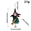 Atacado Transfronteiriço Sino de Vassoura de Halloween Pingentes de Bruxa Decorações de Casa Assombrada para Teto Montagem de Cena Decorações Penduradas
