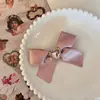 Hermoso pasador de pinza para el pelo de lazo con pedrería pinza lateral para el pelo de princesa pinza para el flequillo pinza rota accesorios para el pelo nuevos de otoño