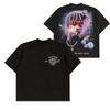 Rap Hip-Hop Jus Wald Juice WRLD Europeu e Americano Street Graffiti Moda Ombro oversizeT Shirt