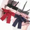 Pajarita Versátil Uniforme Jk para Mujer, Pajarita de Color Sólido Estilo Japonés con Mango Largo Pequeño, Pajarita de Estudiante, Uniforme Académico Estilo Academia