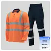 Polo de Solapa de Secado Rápido Reflectante Personalizado para Hombre de Exterior Saneamiento Construcción de Carreteras Seguridad Sanitaria Protección Laboral Ropa de Trabajo