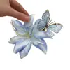 ¡Mariposas! Atmósfera Primavera y Verano Vacaciones en la Costa Nuevo Estilo Chino Flor Pinza para el Cabello Temperamento Pinza Lateral para el Pelo