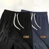Pantalones gruesos de pana para primavera y otoño para hombre, pantalones largos casuales de trabajo, pantalones deportivos de chándal con retazos, chenilla de moda