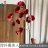 Belas Papoulas, Pequenas Flores Trombeta, Decoração Simples de Cena de Casamento, Arranjos Florais, Flores de Seda, Buquês de Mão, Flores Artificiais