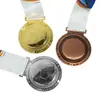 Medalhas de Metal Criativas Douradas, Prateadas e de Bronze para os Jogos da República Popular da China Medalhas de Metal Comemorativas Medalhas de Exportação para Comércio Exterior