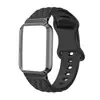 Adequado para Xiaomi Mi Band Xiao Mi10Pro Estrutura de Metal Versão Padrão Padrão de Diamante Fivela Borboleta Pulseira de Silicone para Relógio