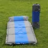Venta al por mayor de fábrica alfombra inflable automática para exteriores tienda de campaña alfombrilla para dormir 9 puntos individual gruesa empalmable alfombrilla a prueba de humedad