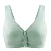 206 Novo Sutiã Adulto Estilo Colete, Lingerie Gestante 100% Algodão, Sem Aro, Fecho Frontal, Alta Elasticidade, Sutiã Respirável, Fino