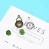 Fábrica de materiales para accesorios de joyería DIY al por mayor 21*13 mm aleación candado de amor accesorios de bronce antiguo