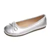 Zapatos de Estilo Francés con Lazo Retro Suave para Mujer, Nuevos Mocasines Planos de Suela Blanda Poco Profundos Primavera 2026