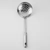 Utensilios de Cocina Diarios del Fabricante Espátula de Acero Inoxidable de 0.8 mm, Espumadera con Mango de Nueve Perlas, Espátula para Cocinar, Juego de Utensilios de Cocina