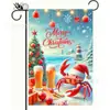 2024 Promoção Quente da Amazon Nova Bandeira de Jardim de Natal Bandeira de Jardim de Inverno Bandeira do Festival do Boneco de Neve Outlet de Fábrica