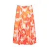 Al por mayor Verano 2026 Nuevo Estilo Europeo y Americano Falda Midi Estampada Floral para Mujer 26310