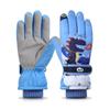 Luvas de Esqui Infantis de Inverno para Meninos e Meninas Estudantes Equitação Quente Impermeável Espessadas Coral Fleece Dedo DRST23