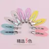Crema chicle color caramelo clip para el pelo sin costuras diy hecho a mano diy joyería brillante transparente material diy clip para el pelo de chicle crema
