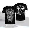 Moda Masculina Transfronteiriça Camiseta de manga curta Europeia e Americana tamanho plus size Estampa animal digital 3D Gola redonda Pulôver Camiseta top