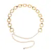 Cadena de Cintura Metálica de Moda Transfronteriza, Accesorio de Cadena de Traje de Nicho de Alta Gama, Cadena Fina Versátil para Cintura de Mujer