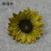 Fábrica fornece flores artificiais para cenas de festival da colheita, cabeças de girassol multicoloridas, decorações de flores de girassol para adereços de fotografia