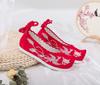 Fengming Nuevo Encaje Altura Interior 3cm Zapatos Antiguos con Cordones Zapatos Bordados Zapatos Hanfu