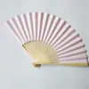 Chegada Nova 2018 Leque de Papel Colorido de Lado Único 23CM 8 Cores Disponíveis Rosa Fofo