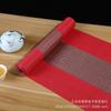 Tapete de té de alta calidad tapete de té zen chino nuevo camino de mesa mantel impermeable estilo chino tapete para plato de té camino de mesa de té tela para bandera de té