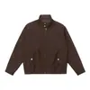 Ropa Vintage Yidao Otoño 2026 Nueva Chaqueta de Trabajo Vintage con Cuello Alto para Hombre Estilo Japonés Color Sólido Holgada Casual