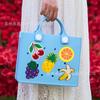 Bolsa con Agujeros de Procesamiento Personalizado Decoración de Dibujos Animados Bolsa Bogg Bolsa de Playa Flor Borg Bolsa Accesorios Fuente de Fábrica