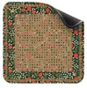 Alfombrilla de ratón transfronteriza, alfombrilla de mahjong con patrón floral personalizado, alfombrilla de mesa para ajedrez y juegos de mesa, alfombrilla de mahjong europea y americana, estilo americano XU