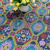 Tecido Tradicional Zhuang Tecido de Brocado Zhuang Estilo Étnico Jacquard Pano Zhuang DIY Roupa Adorno de Cabeça Roupas Toalha de Mesa para Conferência