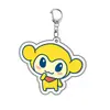 Pingente Chaveiro Acrílico Tamagotchi Camadas, Decoração de Mercadoria de Anime, Pingente Estrela de Anime, Impressão Qianfeng