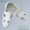 Fabricantes de origem oficina sem poeira Lona Branca sapatos de quatro furos antiderrapantes resistentes ao desgaste confortáveis limpos antiestáticos sapatos de trabalho