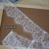 Encaje de Pestañas de un Lado Accesorios de Decoración de Ropa DIY Cuello Falda Mangas Costura Velo Material de Empalme
