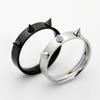 Oviello Moda Anillo de Acero Creativo Desprotegido Elemento X Unisex Anillo Individual Moda Liquidación Sin Devoluciones ni Cambios