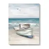 Pintura Decorativa Moderna Minimalista con Vista al Mar y Gaviotas para Fondo de Pared de Sala de Estar, Pintura Colgante Fresca para Mesita de Noche de Dormitorio