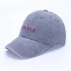Gorra de béisbol bordada tridimensional transfronteriza gorra lavada y envejecida gorra bordada CHANCE gorra para el sol mayoreo