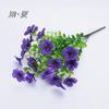 Suministro Directo Transfronterizo Amazon Flor Artificial de Eucalipto de 7 Ramas Decoración de Hoja de Dinero Flor Artificial Violeta Flor Artificial al por Mayor