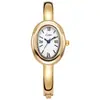 Fornecimento direto da fábrica, pulseira de relógio de moda feminina mais vendida no exterior, pulseira em forma de ovo de nicho de luxo leve, relógio de pulso de quartzo
