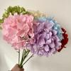 Sueño hortensia individual flor artificial fábrica decoración de habitación individual boda hortensia de tela de seda flor falsa