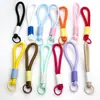 Lanyard de Corda Trançada Colorido Novo Feito à Mão para Celular Bolsa de Boneca Chaveiro Pingente de Joia DIY Acessórios Venda por Atacado