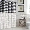 Cortina de Ducha de Encaje Lolita de Amazon Hecha a Medida Baño Estilo Americano Empalme Cortina Divisoria de Baño Cortina de Ventana Artesanal Venta al por Mayor