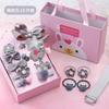 Cuerda para el cabello para niños coreanos Accesorios para el cabello Pinza para el cabello para niñas Set de gomas para bebé Corona de princesa Sello pequeño para el cabello Flor para el cabello Cuerda para el cabello