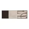 Pintura decorativa para dormitorio estilo wabi-sabi Pintura colgante de pared de fondo para sofá minimalista italiano Pintura colgante de banner horizontal para sala de estar con sensación de alta gama abstracta