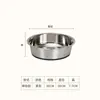 Tigela de Alimentação Lenta para Pets, Tigela de Alimentação para Gatos, Tigela de Aço Inoxidável, Tigela para Cachorros, Antiderramamento, Tigela de Água de Grande Capacidade, Atacado Transfronteiriço