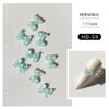 Adornos para uñas, lazos de goma suaves de color caramelo, joyas de diamantes, lazos explosivos para uñas, decoración pequeña