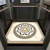 Alfombrilla de piso de elevador corte de logo alfombra especial para semana de coche pegamento para piso de PVC corte de cuero imitación mármol