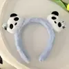 Nueva Diadema de Panda Linda y Súper Adorable, Pasador de Panda de Dibujos Animados 3D, Accesorio Floral para el Cabello