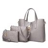 Bolso nuevo bolso de mujer moda europea y americana bolso de hombro moderno para mujer bolso de mano con patrón de cocodrilo set de tres piezas bolso madre e hijo